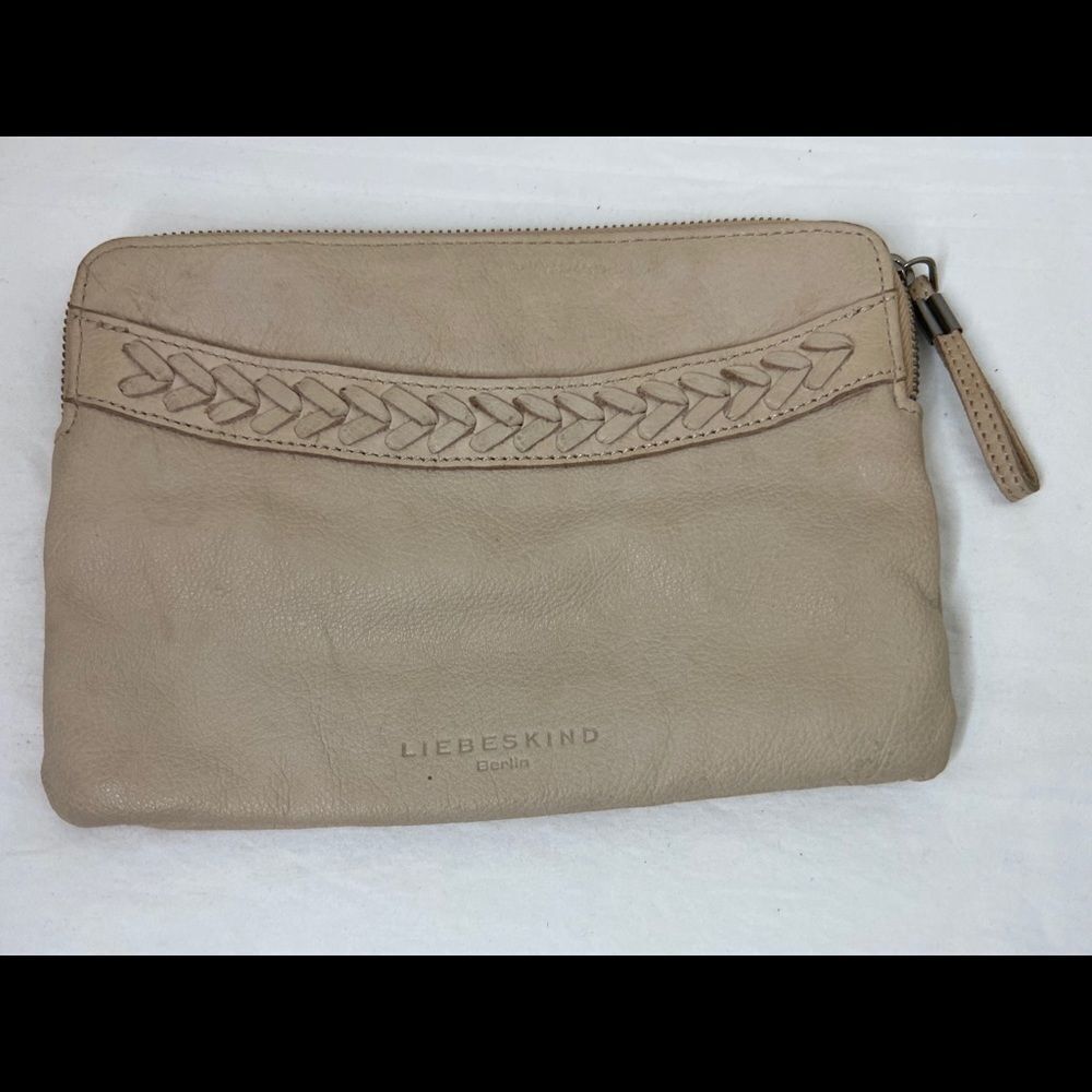 Leibskind Cream Wristlet 